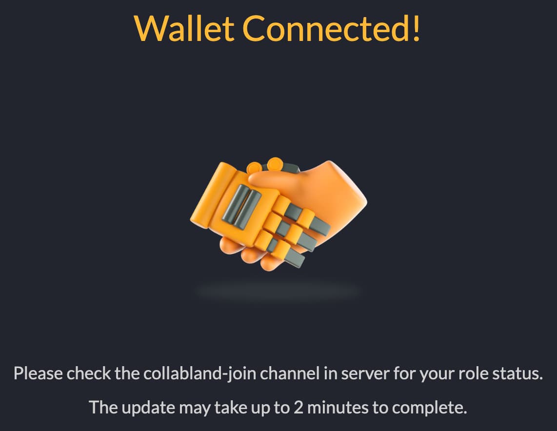 Wallet Connected!